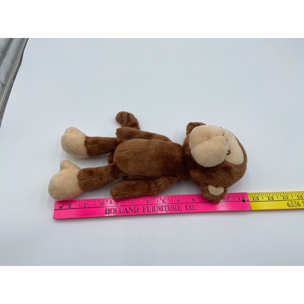 Baby Gund Nicky Noodle Monkey Brown Tan Soft Plush Stuffed Animal 6048880 - Picture 8 of 8